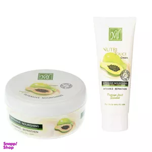 کرم مرطوب کننده مای مدل مدل Nutri Touch حجم 200 میلی لیترکرم مغذی مای حجم 75 میلی لیتر