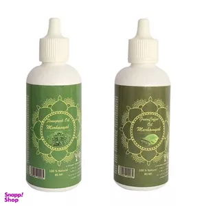 روغن تقویت کننده مو، مژه و ابرو مرهم یاب (Marhamyab) (Marhamyab) مدل شنبلیله حجم 80 میلی لیتر مجموعه 2 عددی