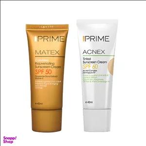 کرم ضد آفتاب پریم مدل Rejuvenating حجم 40 میلی لیترکرم ضدآفتاب پریم مدل ACNEX حجم 40 میلی لیتر