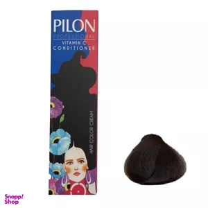 رنگ مو پیلون (Pilon) سری طبیعی شماره 3.0 حجم 120 میلی‌لیتر رنگ قهوه ای تیره