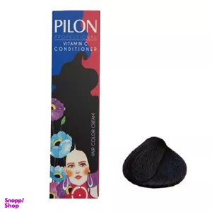 رنگ مو پیلون (Pilon) سری طبیعی شماره 1.0 حجم 120 میلی‌لیتر رنگ مشکی