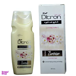 شامپو مو دیترون (Ditron) مدل ضد شوره حجم 200 میلی لیتر