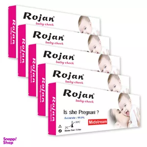 تست بارداری روژان (Rojan) مدل خودکاری بسته 5 عددی