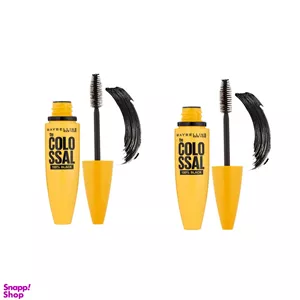 ریمل میبلین (Maybelline) مدل The Colossal 100% Black مجموعه 2 عددی