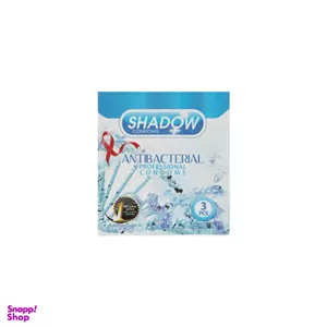 کاندوم شادو (Shadow) مدل Anti Bacterial بسته 3 عددی