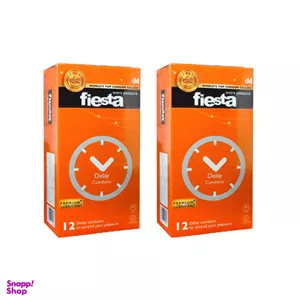 کاندوم فیستا (Fiesta) مدل Delay بسته 2 عددی