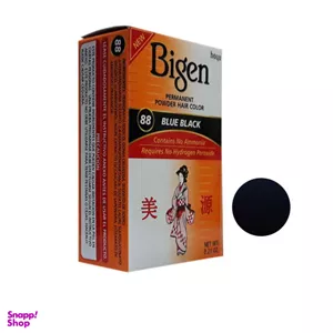 رنگ مو پودری بیگن (Bigen) شماره 88 رنگ پر کلاغی وزن 6 گرم