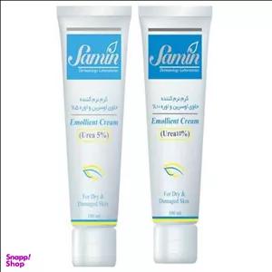 نرم کننده ثمین (Samin) حاوی اوسرین و اوره 10 و 5 درصدی حجم 100 میلی لیتر بسته 2 عددی