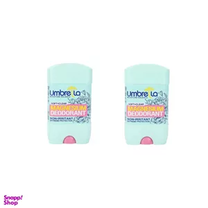 استیک ضد تعریق زنانه آمبرلا (Umbrella) مدل Soft Clear حجم 75 میلی‌ لیتر مجموعه 2 عددی
