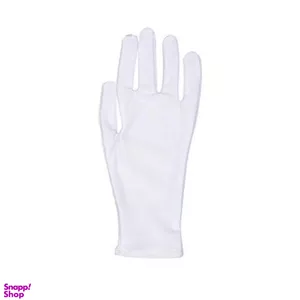 دستکش زنانه نخی سفید