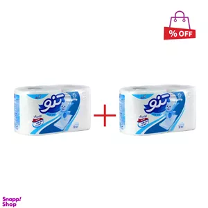دستمال توالت تنو مدل Classic بسته 2 عددی مجموعه 2 عددی