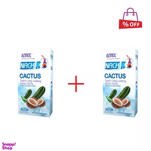 کاندوم کدکس (Kodex) مدل Cactus بسته 12 عددی مجموعه 2 عددی