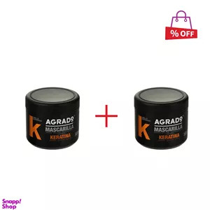 ماسک مو آگرادو (Agrado) مدل Keratin حجم 500 میلی‌ لیتر مجموعه 2 عددی