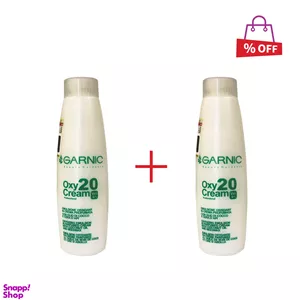 اکسیدان گارنیک (Garnic) شش درصدی مدل oxy20 Cream حجم 180 میلی‌لیتر مجموعه 2 عددی