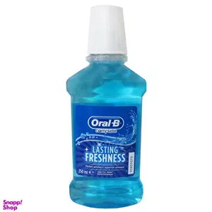 دهان شویه اورال-بی (Oral B) مدل Lasting Freshless حجم 250 میلی لیتر