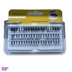 مژه تک بدون گره بلند امپل (Ample) مدل 3d