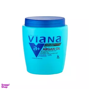 ماسک مو ترمیم کننده و رطوبت رسان مو ویانا (Viana) حاوی روغن آرگان مناسب موهای خشک و آسیب دیده حجم 500 میلی لیتر
