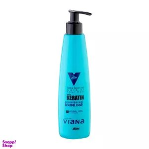 ماسک مو نرم کننده و رطوبت رسان مو ویانا (Viana) حاوی کراتین (بدون آبکشی) حجم 250 میلی لیتر