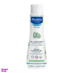 ژل شستشو سر و بدن کودک موستلا (Mustela) حجم 200 میلی لیتر