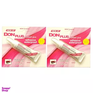 چسب مژه مصنوعی دان پلاس (Don Plus) مدل Adhesive Waterproof مجموعه 2 عددی