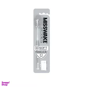 مسواک میسویک (Misswake) مدل Whitening با برس نرم همراه درپوش 