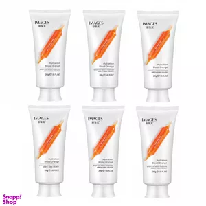 فوم شستشو صورت ایمجز (Images) مدل پرتقال خونی حجم 60 میلی لیتر مجموعه 6 عددی
