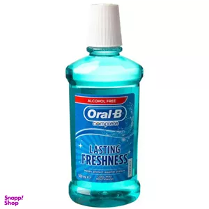 دهان شویه اورال-بی (Oral B) سری Complete مدل Lasting Freshness حجم 500 میلی‌ لیتر