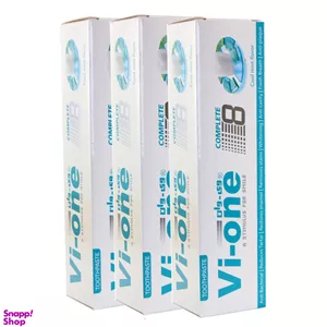 خمیر دندان وی وان (Vi-One) مدل Complete 8 وزن 80 میلی مجموعه 3 عددی