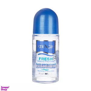 رول ضد تعریق مردانه عطرآگین (Atragin) مدل Blue حجم 50 میلی‌لیتر