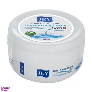 کرم دست و صورت جی (jey) مدل Soft حجم 200 میلی‌لیتر