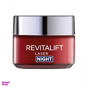کرم ضد چروک شب لورآل (Loreal) مدل Revitalift Laser حجم 15 میلی‌‌لیتر