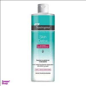 محلول شستشو صورت نوتروژینا (Neutrogena) مدل Skin Detox حجم 400 میلی‌لیتر