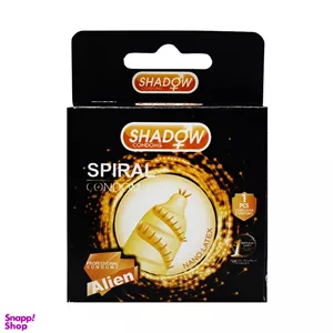 کاندوم شادو (Shadow) مدل spiral بسته 1 عددی
