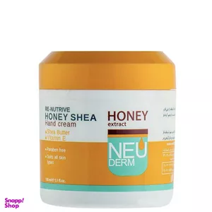 کرم مرطوب کننده دست نیودرم (Neuderm) مدل Re Nutrive حاوی عصاره عسل حجم 150 میلی‌لیتر