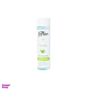 تونر پاک کننده صورت فاربن (Farben) مدل Green Tea مناسب پوست چرب حجم 200 میلی‌لیتر