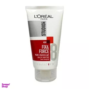 ژل مو لورآل (Loreal) سری Line مدل fix و force حجم 150 میلی‌لیتر