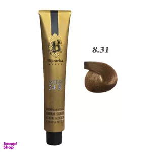 رنگ مو بیجورکا (Bijourka) شماره 8.31 رنگ بلوند بژ روشن حجم 100 میلی‌لیتر