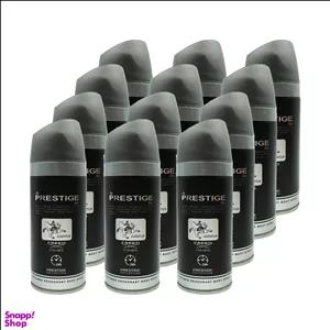 اسپری خوشبو کننده بدن مردانه پرستیژ (Prestige) مدل Creed aventus حجم 150 میلی‌‌لیتر مجموعه 12 عددی