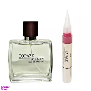 ادوپرفیوم مردانه استاویتا مدل Topaze حجم 100 میلی‌لیتر به همراه لاک لب لنسور سری My Love شماره 01