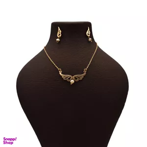 نیم ست طلا 18 عیار زنانه شمیم گلد گالری کد 183M123 