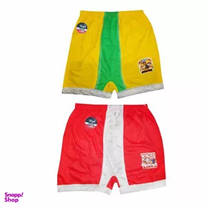 شورت پسرانه غوغا مدل پادار کد OOid-0195 مجموعه 2 عددی