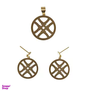 نیم ست طلا 18 عیار شمیم گلد گالری مدل D407 