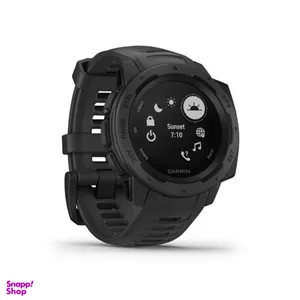 ساعت مچی دیجیتال زنانه و مردانه گارمین (Garmin) مدل Instinct With Black Band
