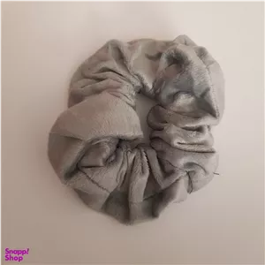 کش مو دخترانه مدل مخملی ساده طوسی