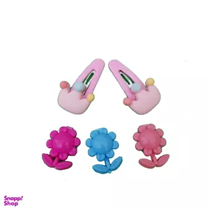 گیره دخترانه مدل تاج مجموعه 5 عددی