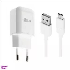 شارژر دیواری ال جی (Lg) مدل Mcs-H05Ed به همراه کابل تبدیل USB-C
