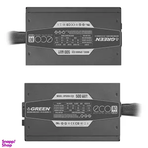 منبع تغذیه کامپیوتر گرین (Green) مدل GP500A-ECO Rev3.1 