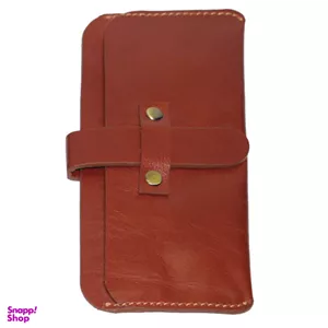 کیف گوشی موبایل چرم بارز مناسب موبایل تا سایز 7 اینچ مدل DM77