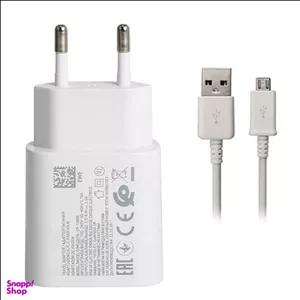 شارژر دیواری مدل EP-TA600 به همراه کابل تبدیل microUSB غیر اصل