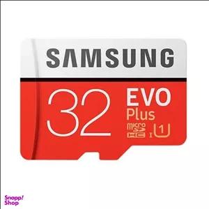 کارت حافظه Microsdhc سامسونگ (Samsung) مدل Evo Plus Uhs-I U1 سرعت 80Mbps همراه با آداپتور Sd ظرفیت 32 گیگا بایت